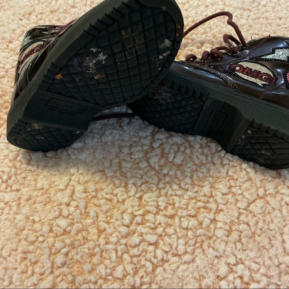 Little girls size 11 zip up combat boots - Picture 3 of 4